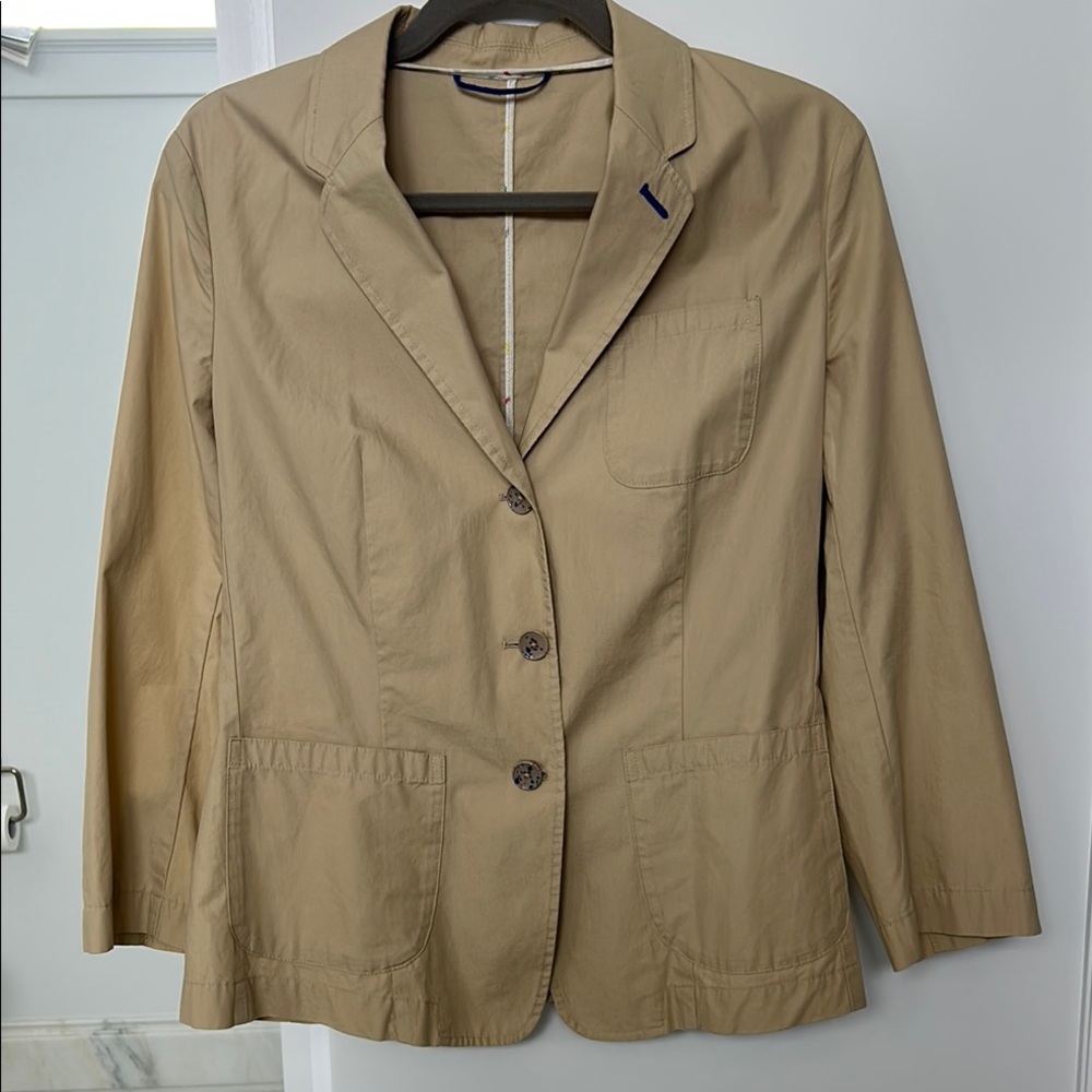 United Colors Of Benetton Tan Lightweight Blazer